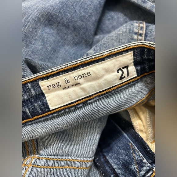 New! Rag & Bone Cate Mid Rise Skinny Ankle Distressed Jeans Womens Size 27 - Picture 9 of 13